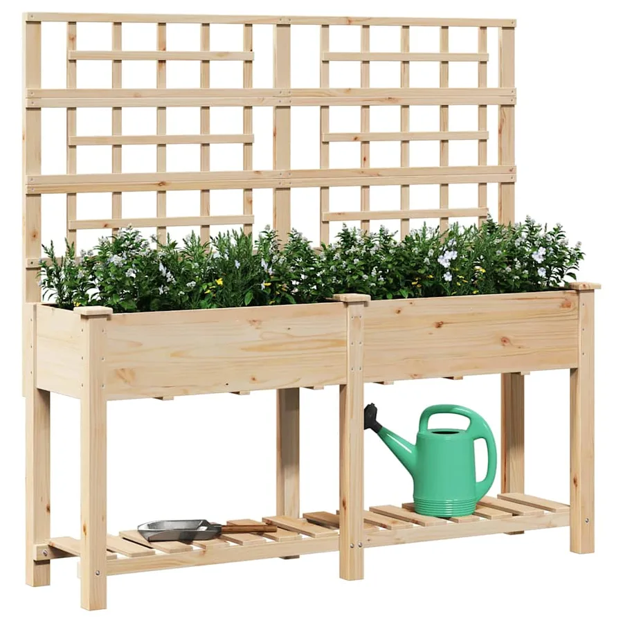 Cache-pot de jardin Beige 161 x 46 x 152,5 cm - 3