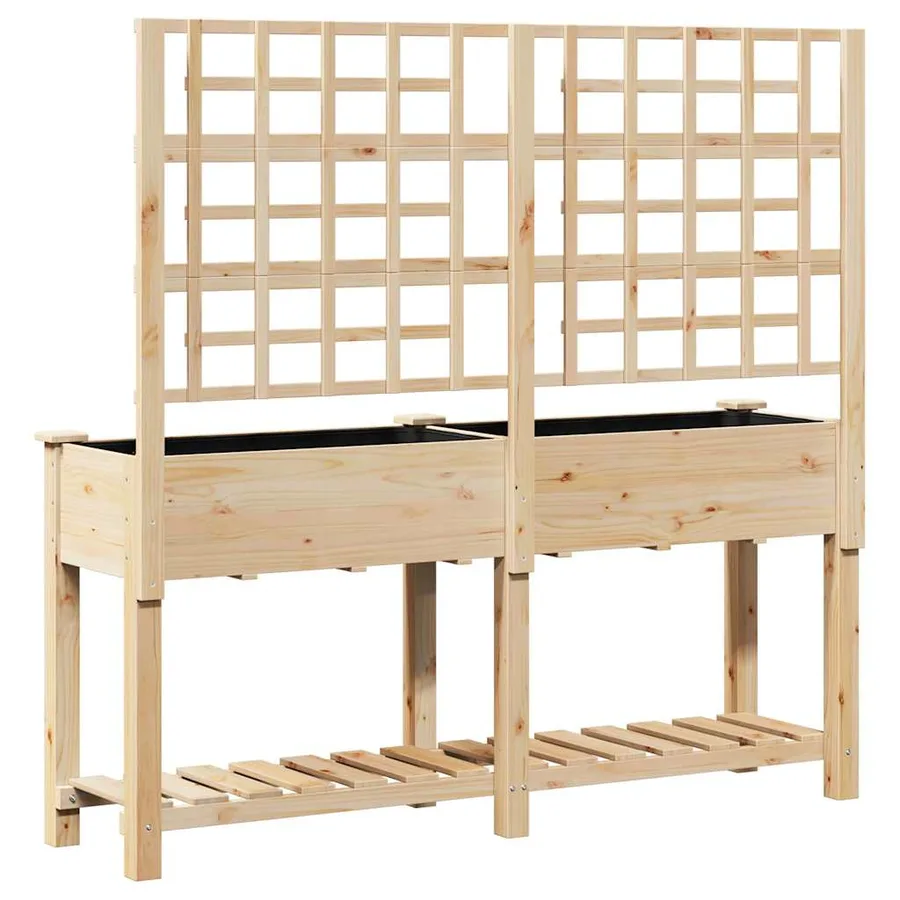 Cache-pot de jardin Beige 161 x 46 x 152,5 cm - 7