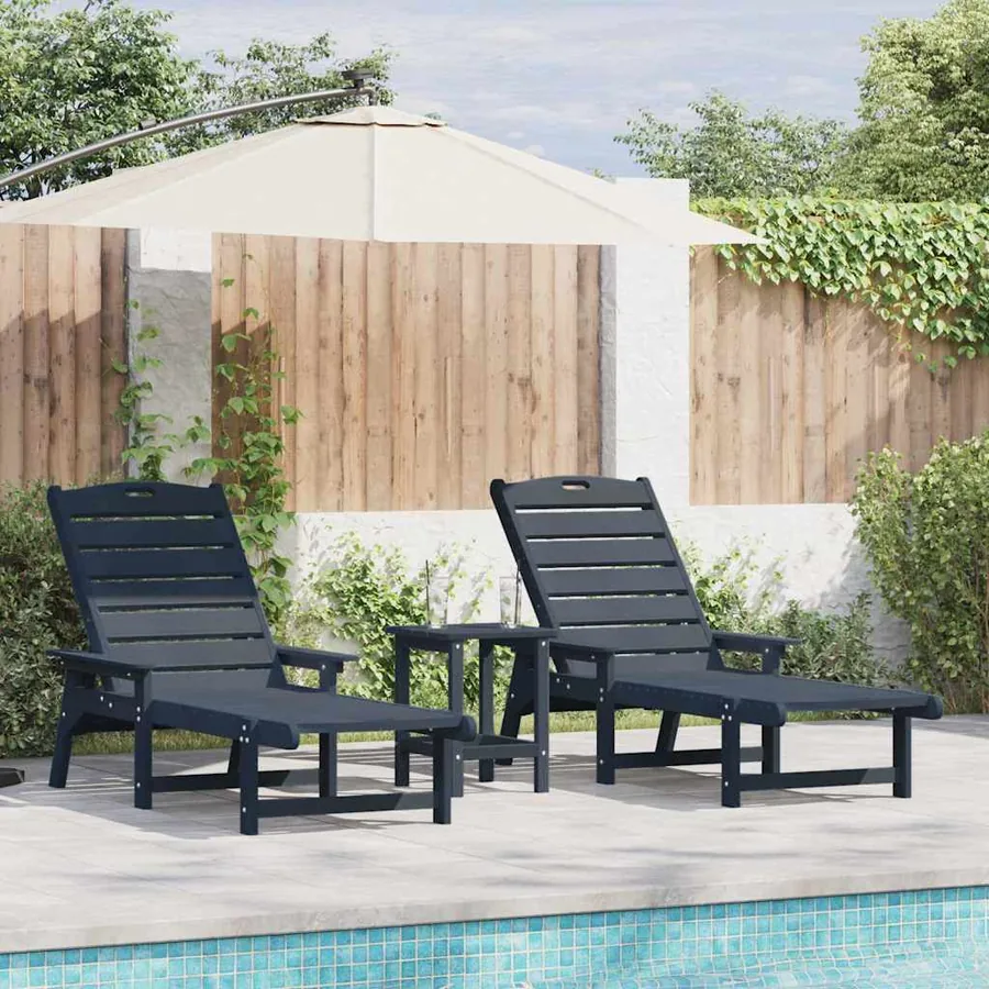 Transat 3 pcs Blanc Polyéthylène - 13