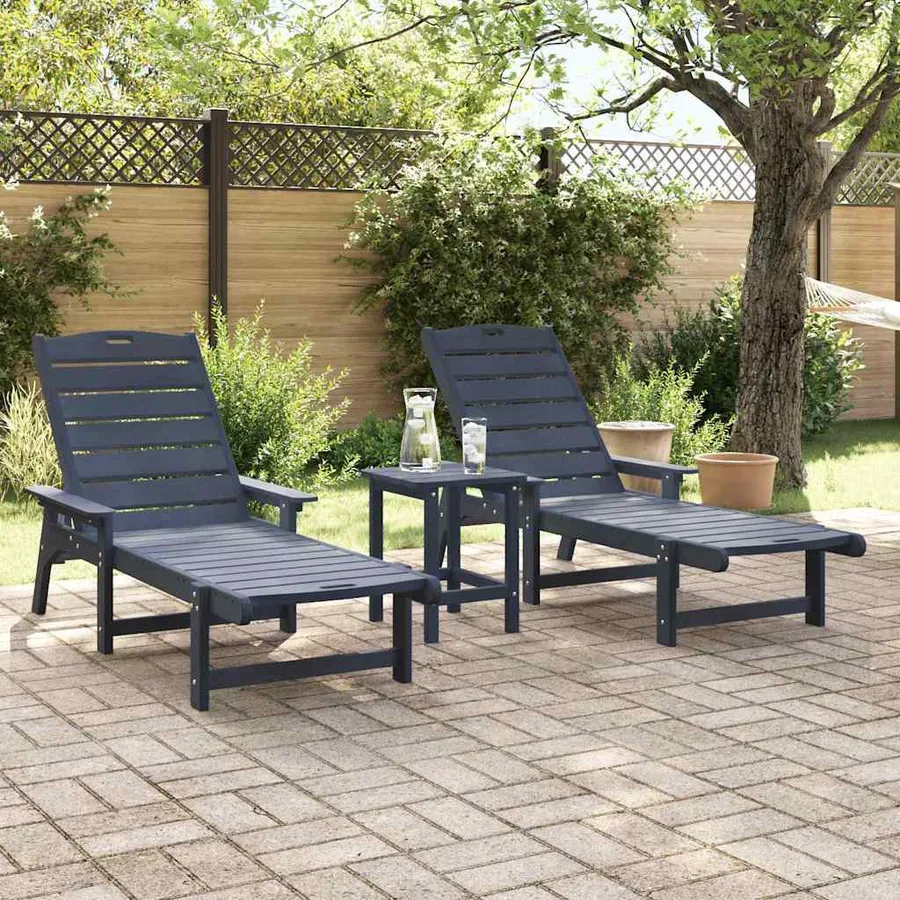 Transat 3 pcs Blanc Polyéthylène - 16