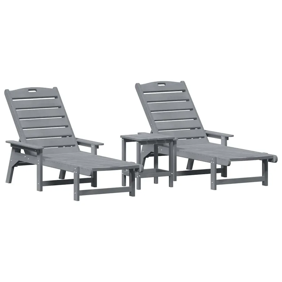 Transat 3 pcs Blanc Polyéthylène - 26