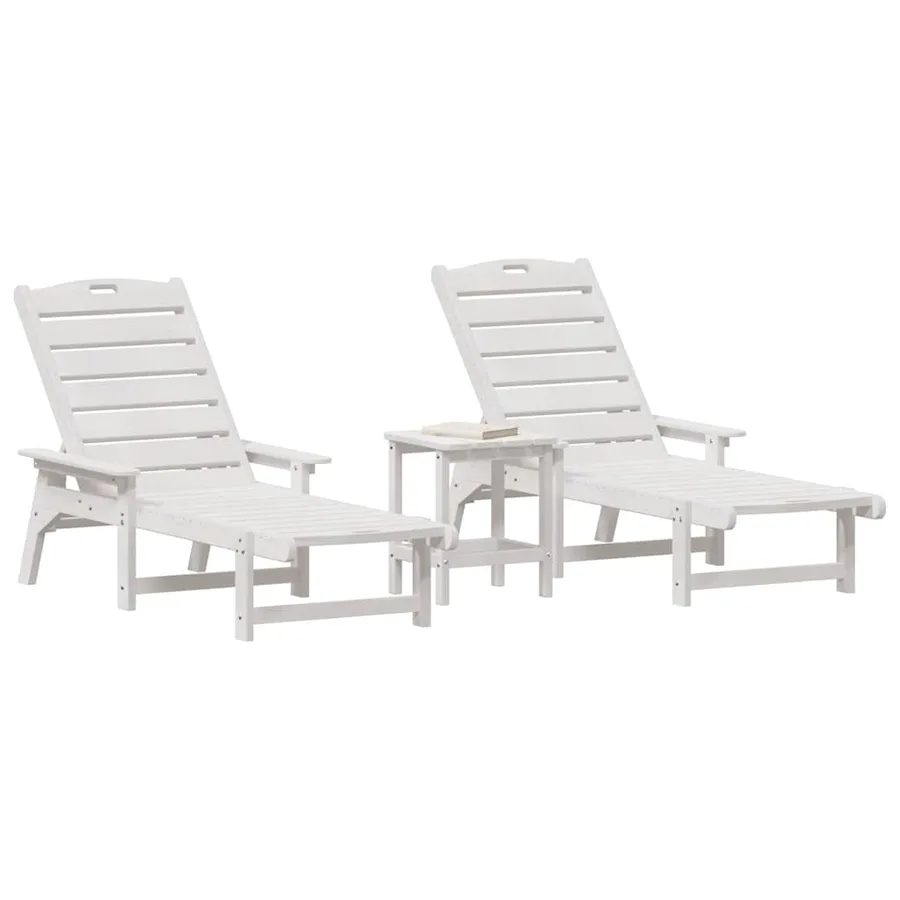 Transat 3 pcs Blanc Polyéthylène - 3