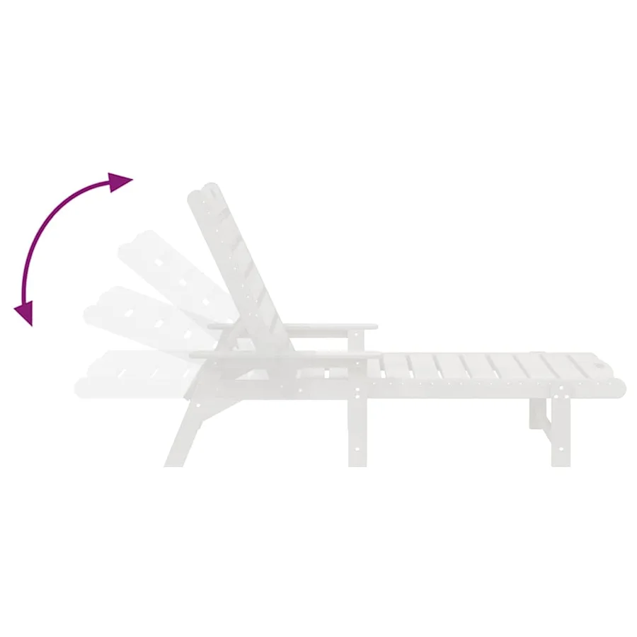 Transat 3 pcs Blanc Polyéthylène - 8