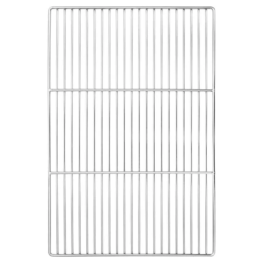 Grille de barbecue Argenté 60 x 40 cm Acier inoxydable