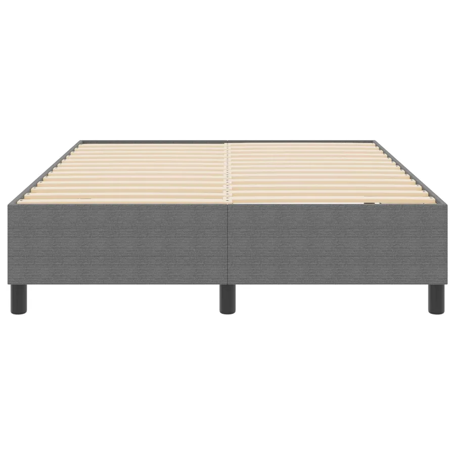 Cadre de lit plateforme Gris clair 140 x 190 cm - 5