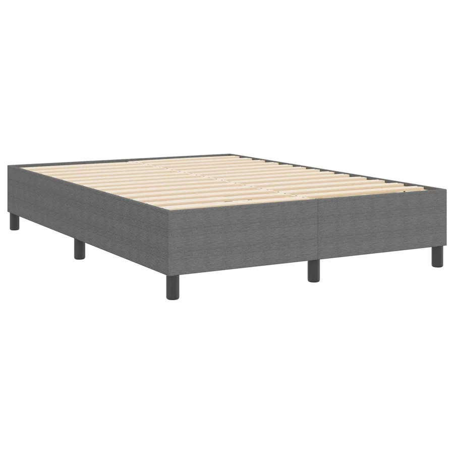 Cadre de lit plateforme Gris clair 140 x 190 cm - 7