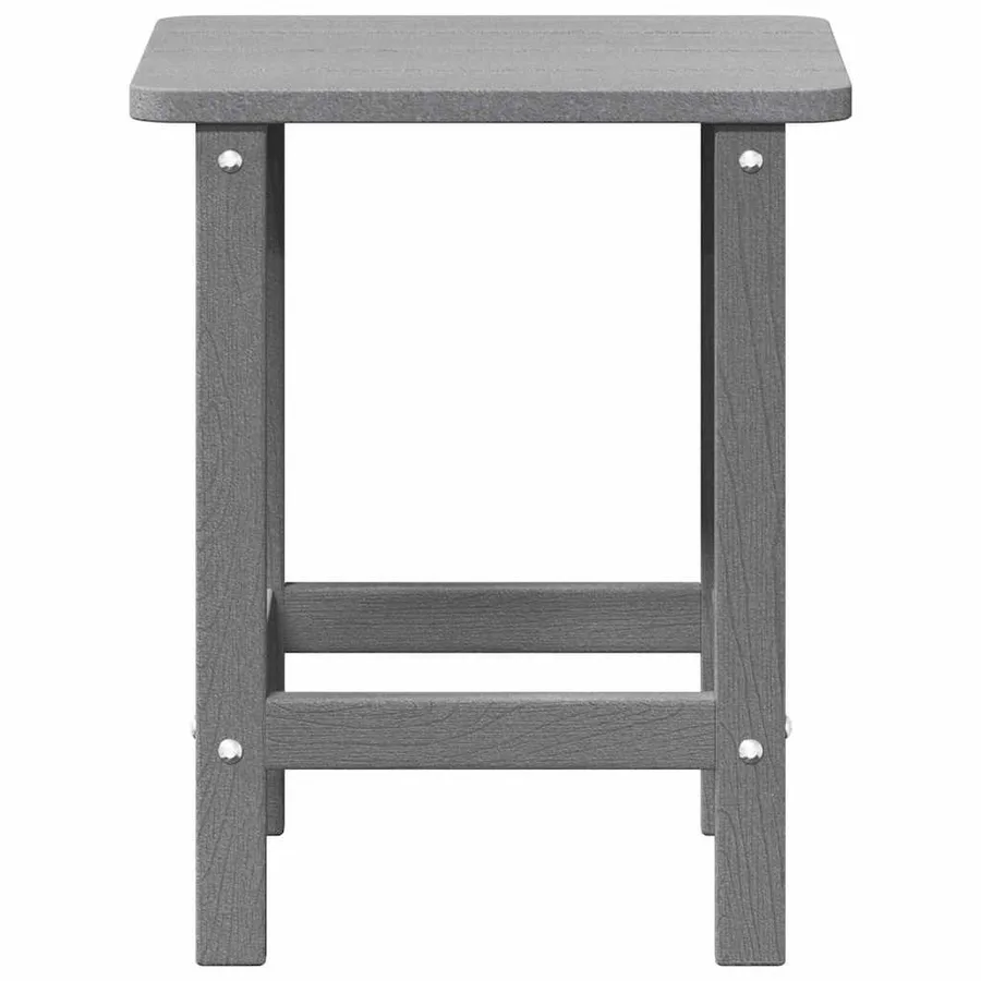 Table d'appoint Gris clair 38 x 38 x 46 cm Polyéthylène - 6