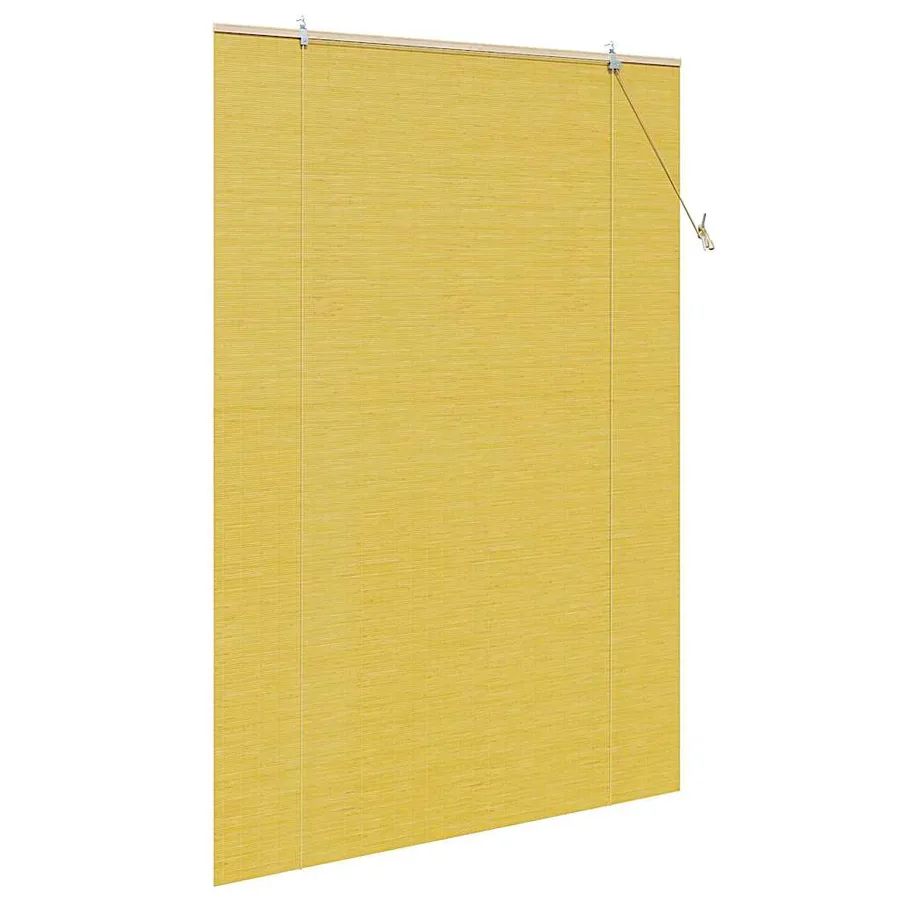 Store enrouleur Jaune 150 x 220 cm Bambou - 4