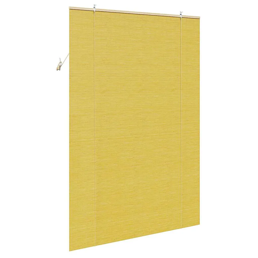 Store enrouleur Jaune 150 x 220 cm Bambou - 5