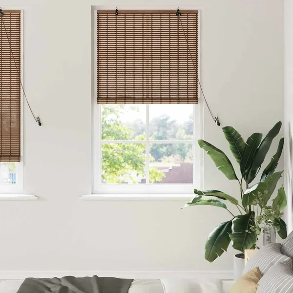 Store enrouleur Marron 80 x 220 cm Bambou