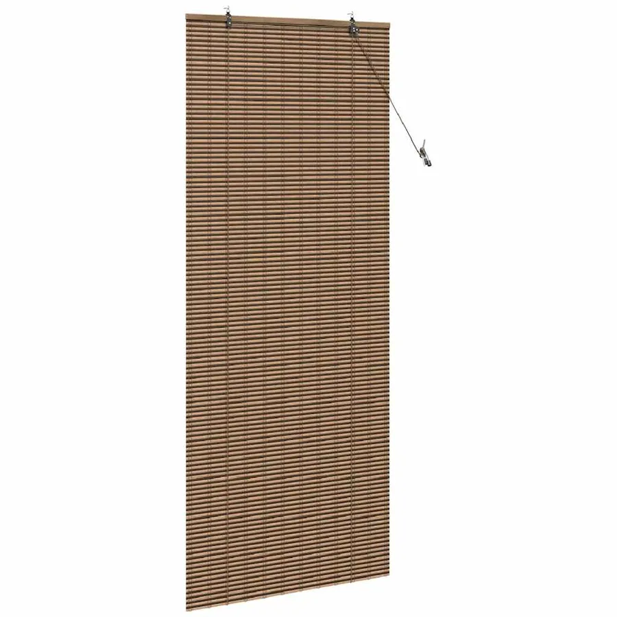 Store enrouleur Marron 80 x 220 cm Bambou - 4