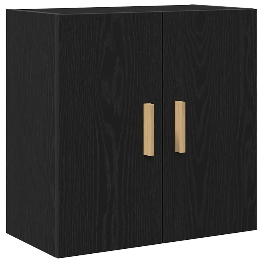 Meuble mural Chêne noir 60 x 30 x 60 cm Bois d'ingénierie - 2