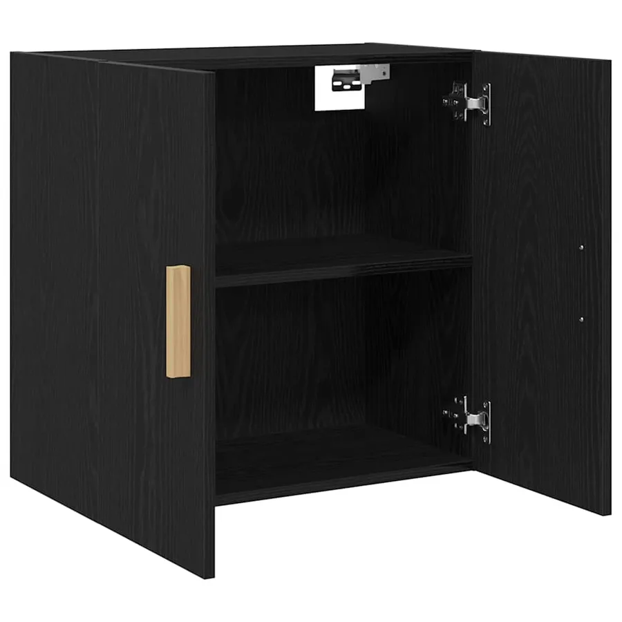 Meuble mural Chêne noir 60 x 30 x 60 cm Bois d'ingénierie - 5