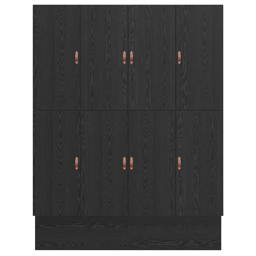 Cadre de lit avec rangement Chêne noir 180 cm Bois d'ingénierie - 9