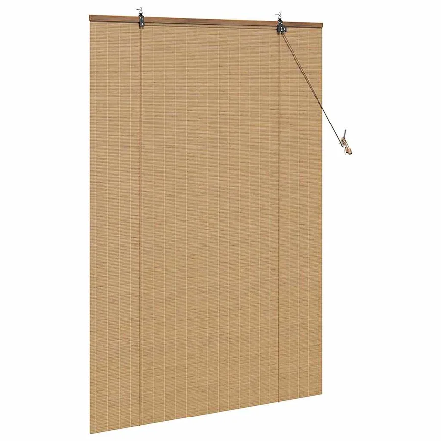 Store enrouleur Marron 120 x 160 cm Bambou - 4