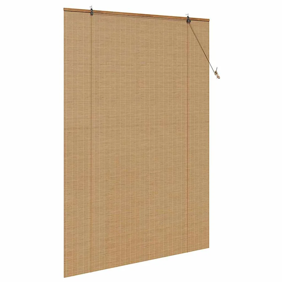 Store enrouleur Marron 150 x 220 cm Bambou - 4