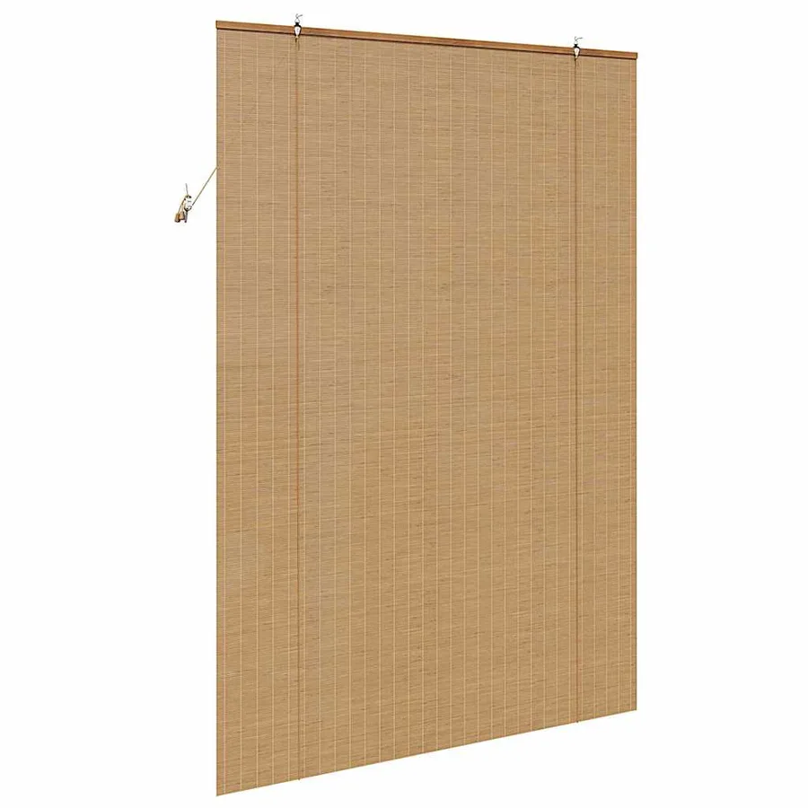 Store enrouleur Marron 150 x 220 cm Bambou - 5