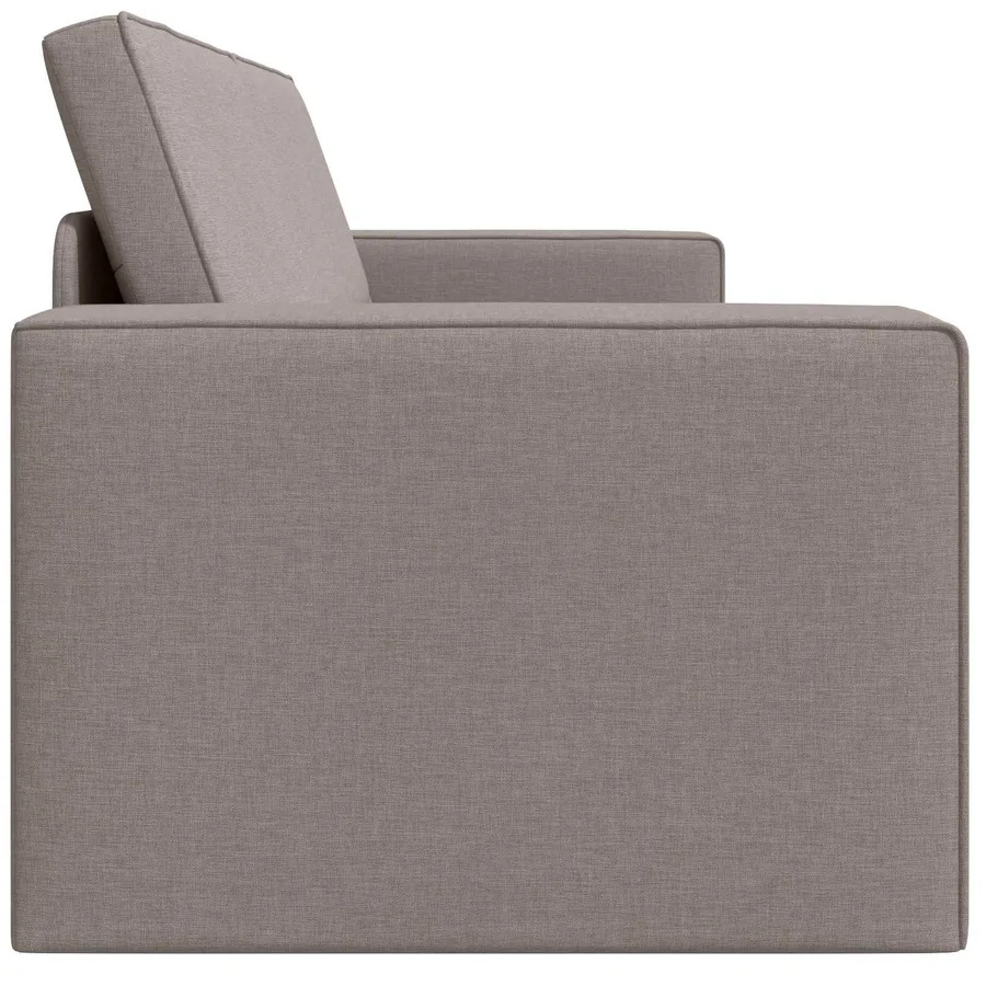 Canapé-Lit Taupe 245 x 78 x 77 cm tissu - 6