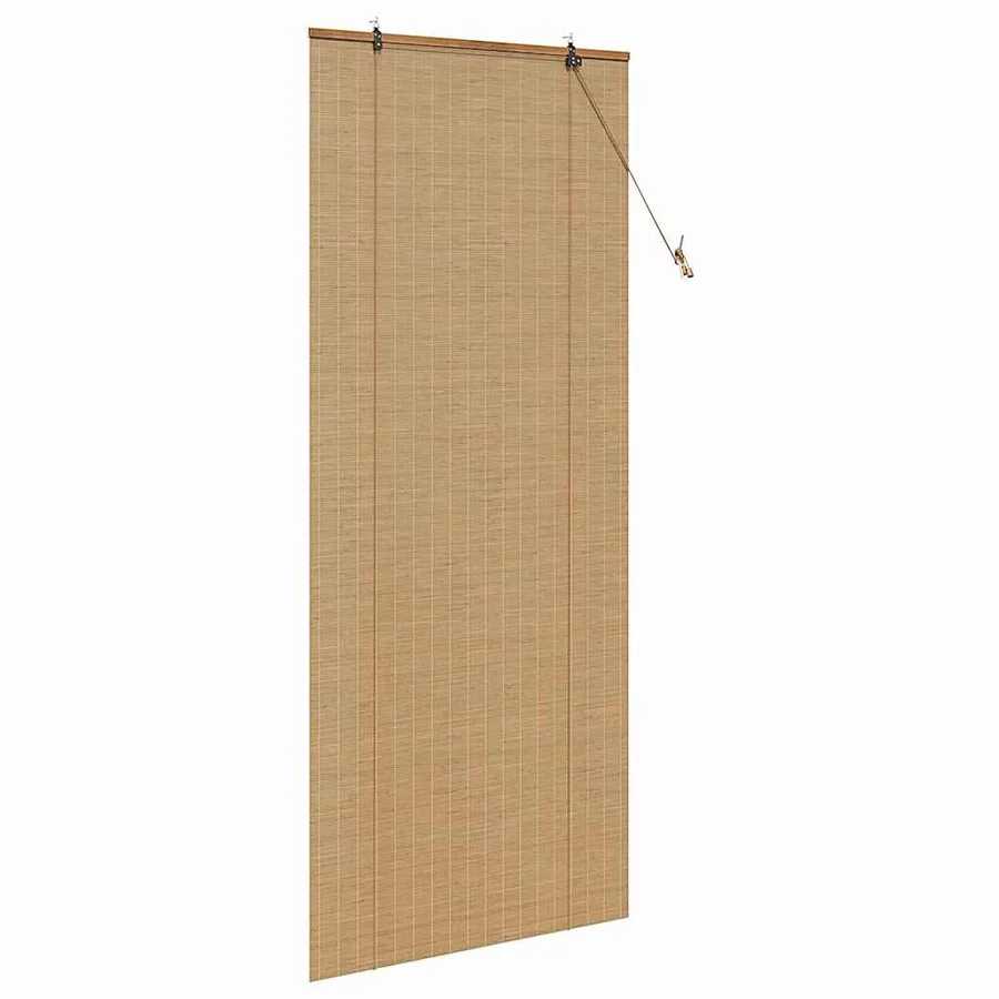 Store enrouleur Marron 80 x 220 cm Bambou - 4