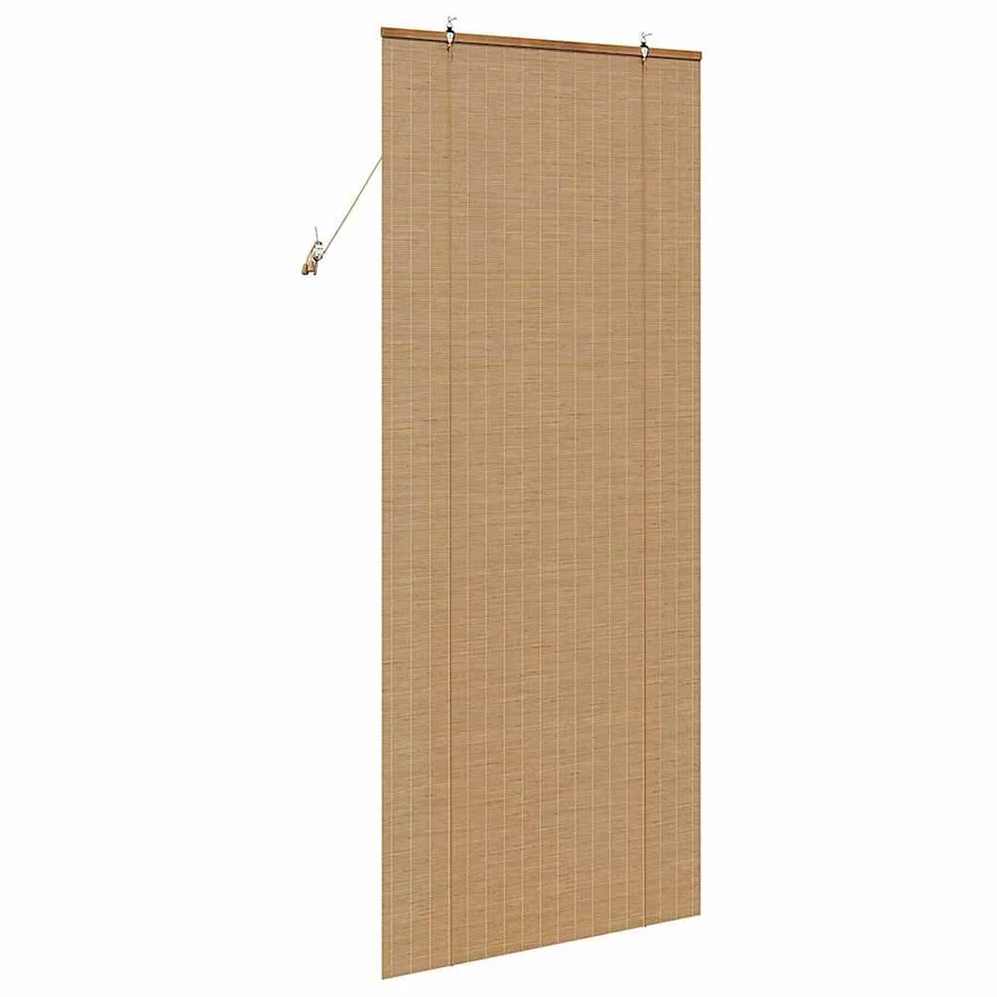 Store enrouleur Marron 80 x 220 cm Bambou - 5