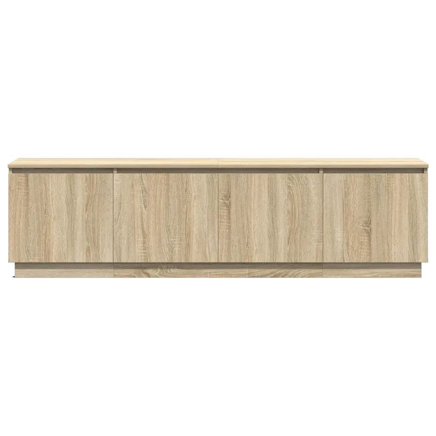 Meuble TV Chêne Sonoma 180 x 38 x 49 cm Bois d'ingénierie - 7