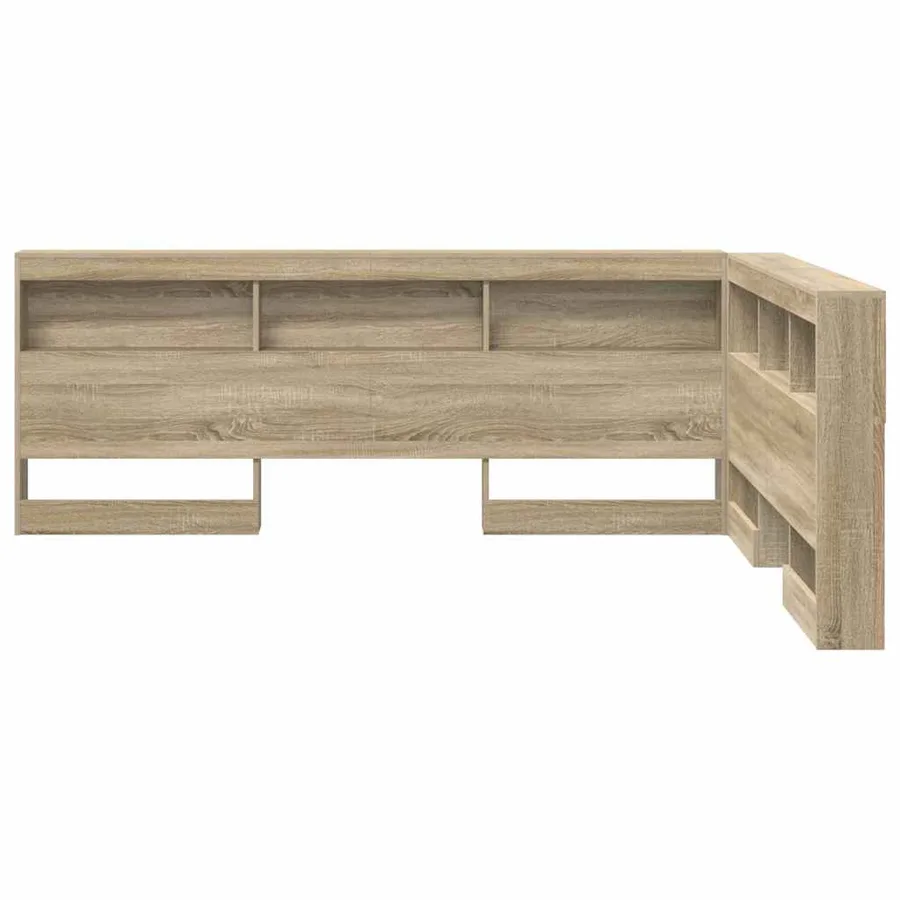 Tête de lit de rangement Chêne Sonoma 135 cm Bois d'ingénierie - 6