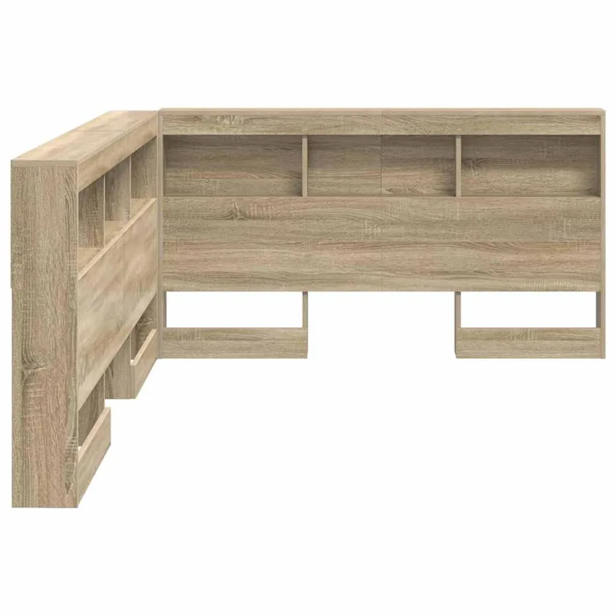 Tête de lit de rangement Chêne Sonoma 135 cm Bois d'ingénierie - 7