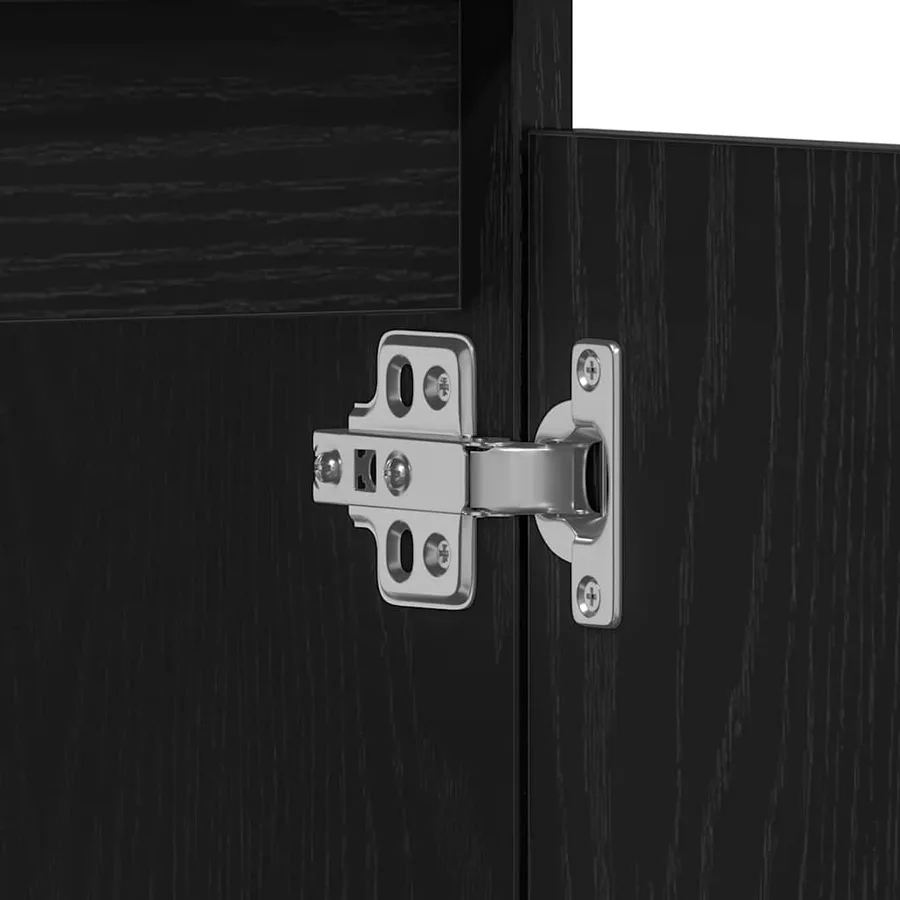 Ensemble de mobilier de salle de bain 3 pc Chêne noir - 12