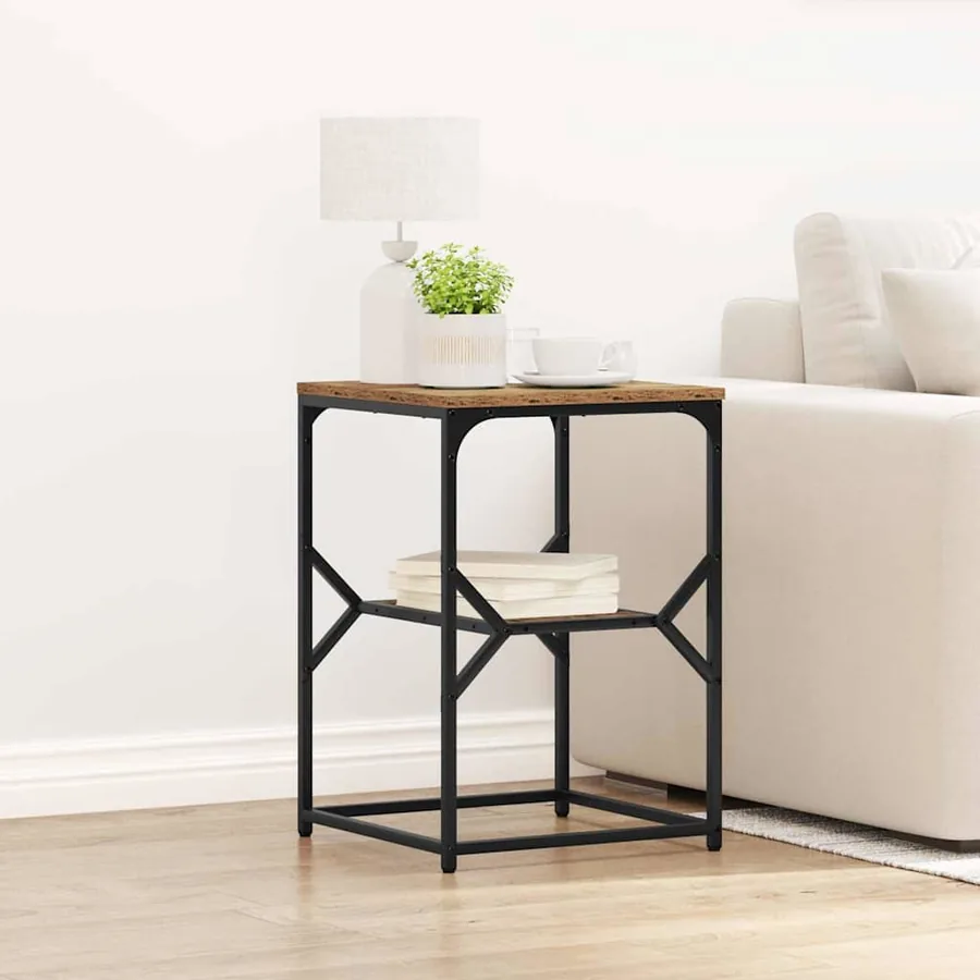 Table d'appoint Bois Ancien 41 x 40 x 60 cm