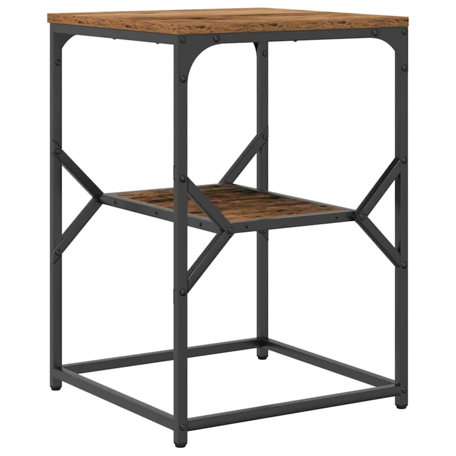 Table d'appoint Bois Ancien 41 x 40 x 60 cm - 5