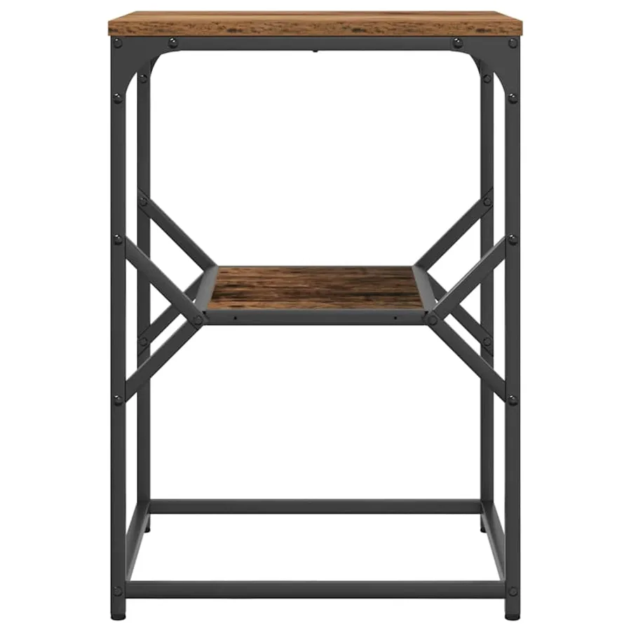 Table d'appoint Bois Ancien 41 x 40 x 60 cm - 6