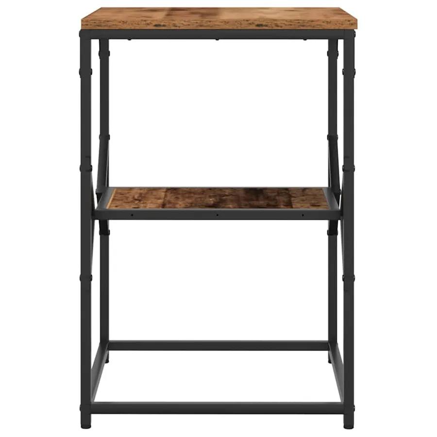 Table d'appoint Bois Ancien 41 x 40 x 60 cm - 7