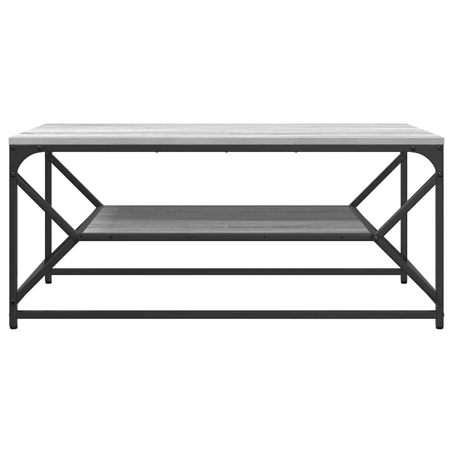 Table basse Gris Sonoma 90 x 50 x 40 cm - 5