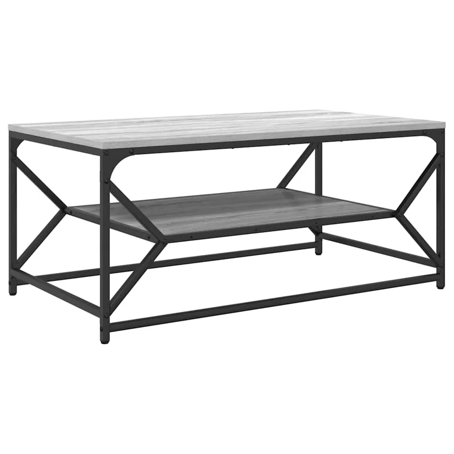 Table basse Gris Sonoma 90 x 50 x 40 cm - 7