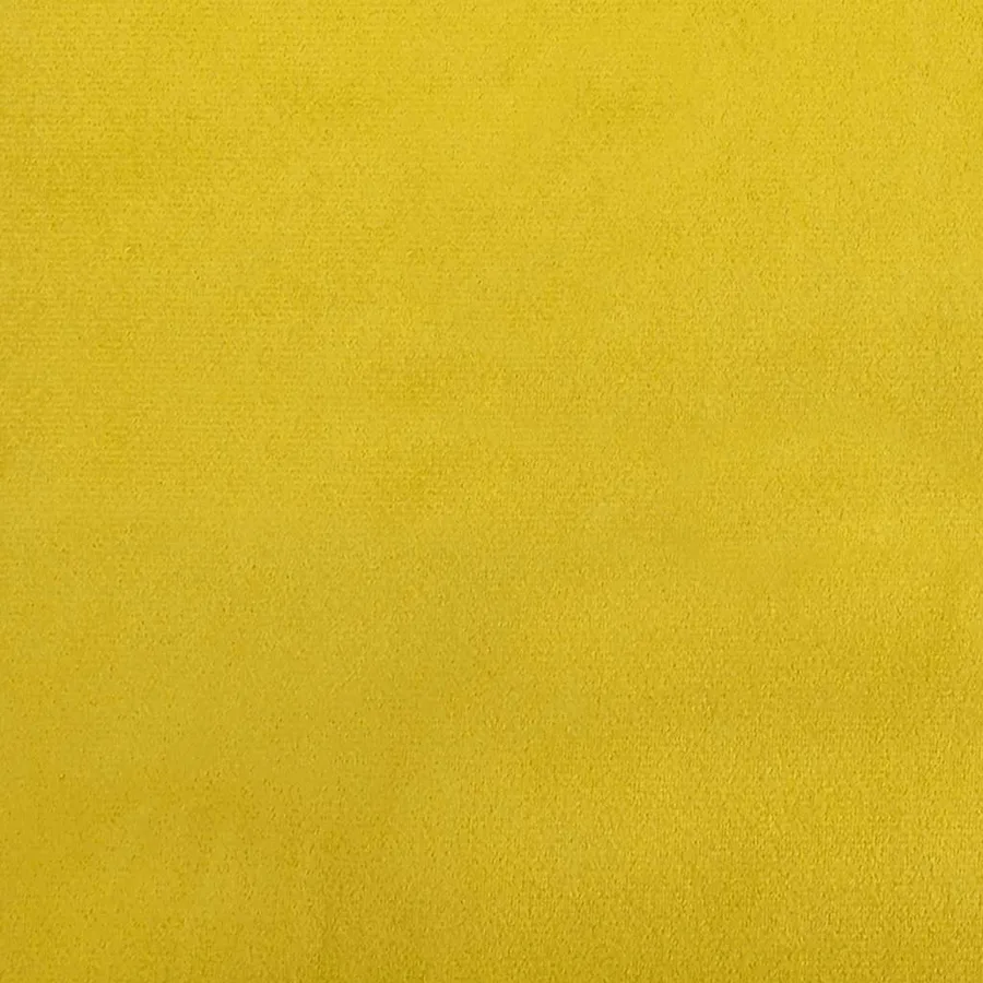 Fauteuil canapé jaune 100x77x82 cm velours - 8