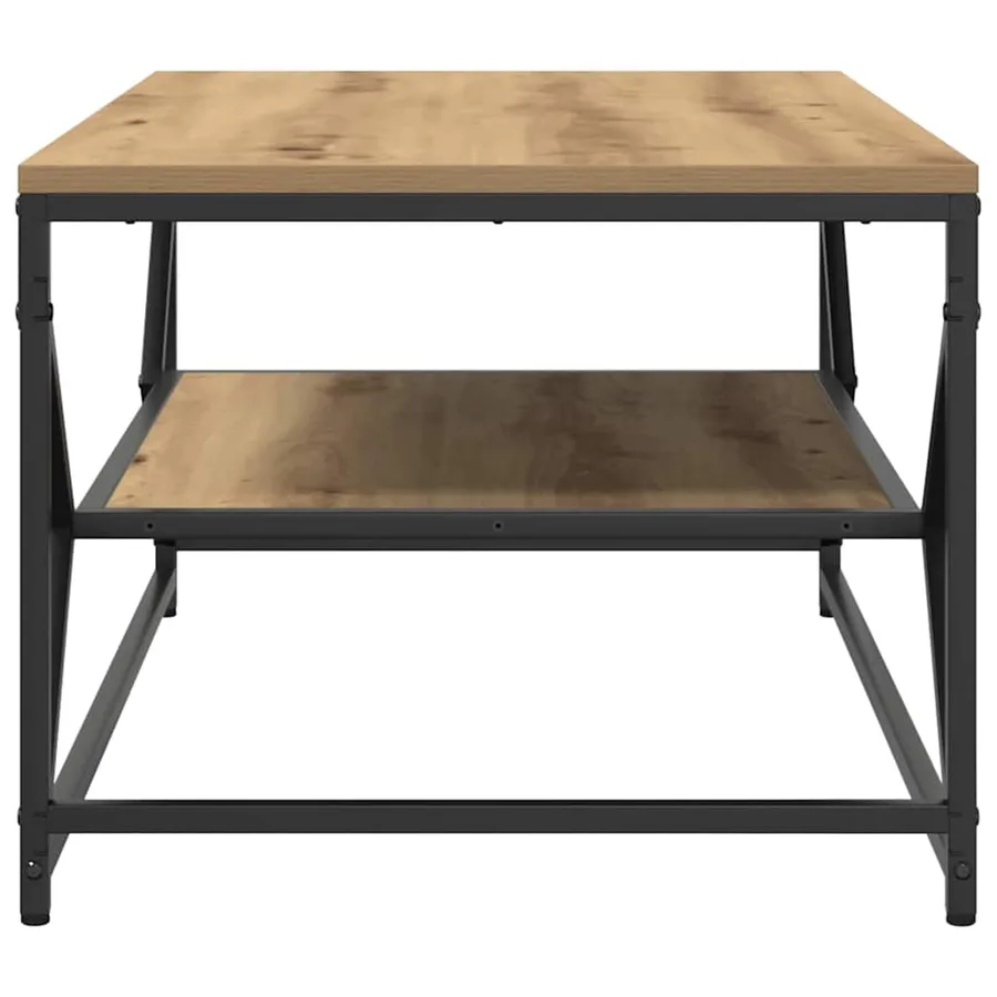 Table basse Chêne artisanal 90 x 50 x 40 cm - 6