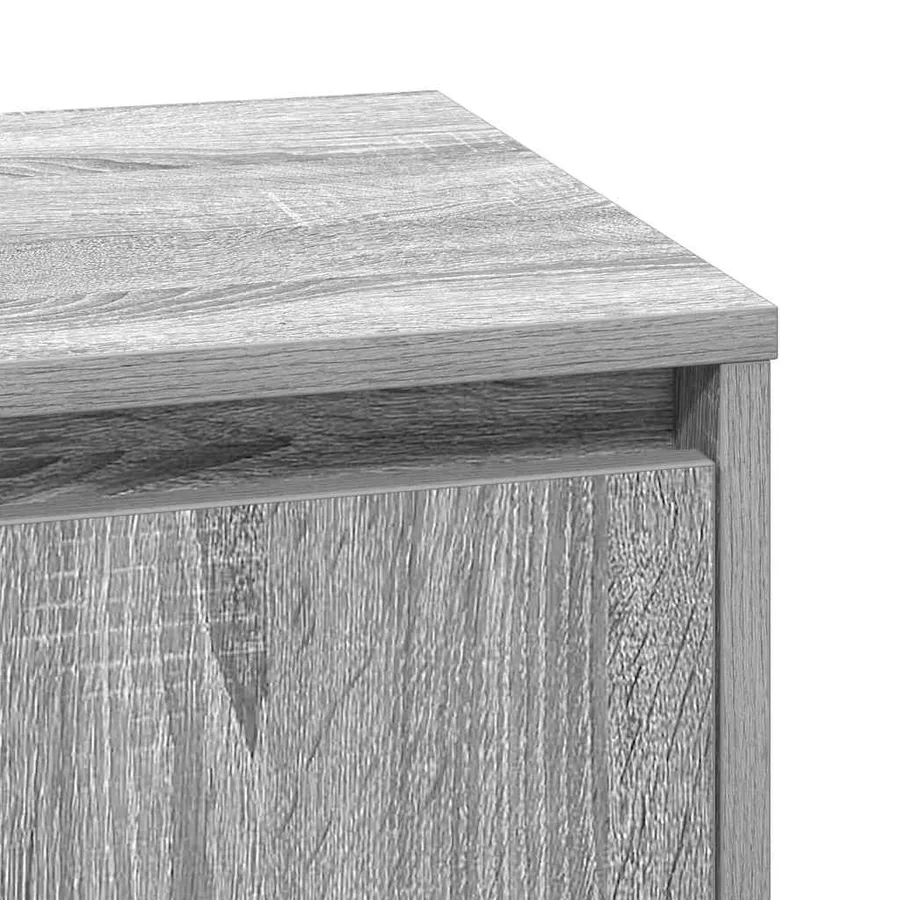 Cabinet de chevet 2 pcs Gris 39 x 34,5 x 50 cm - 11