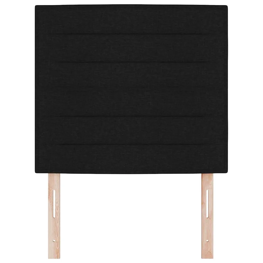 Tête de lit Noir 80 cm tissu - 4