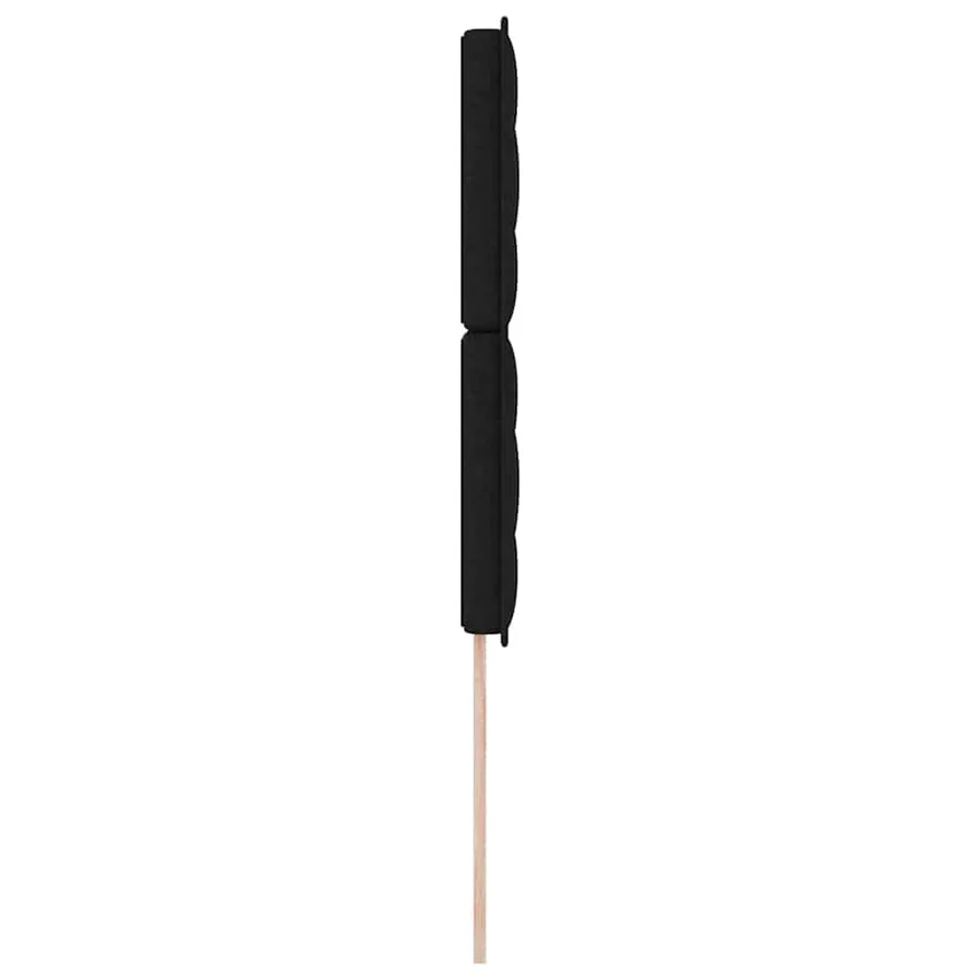 Tête de lit Noir 80 cm tissu - 5