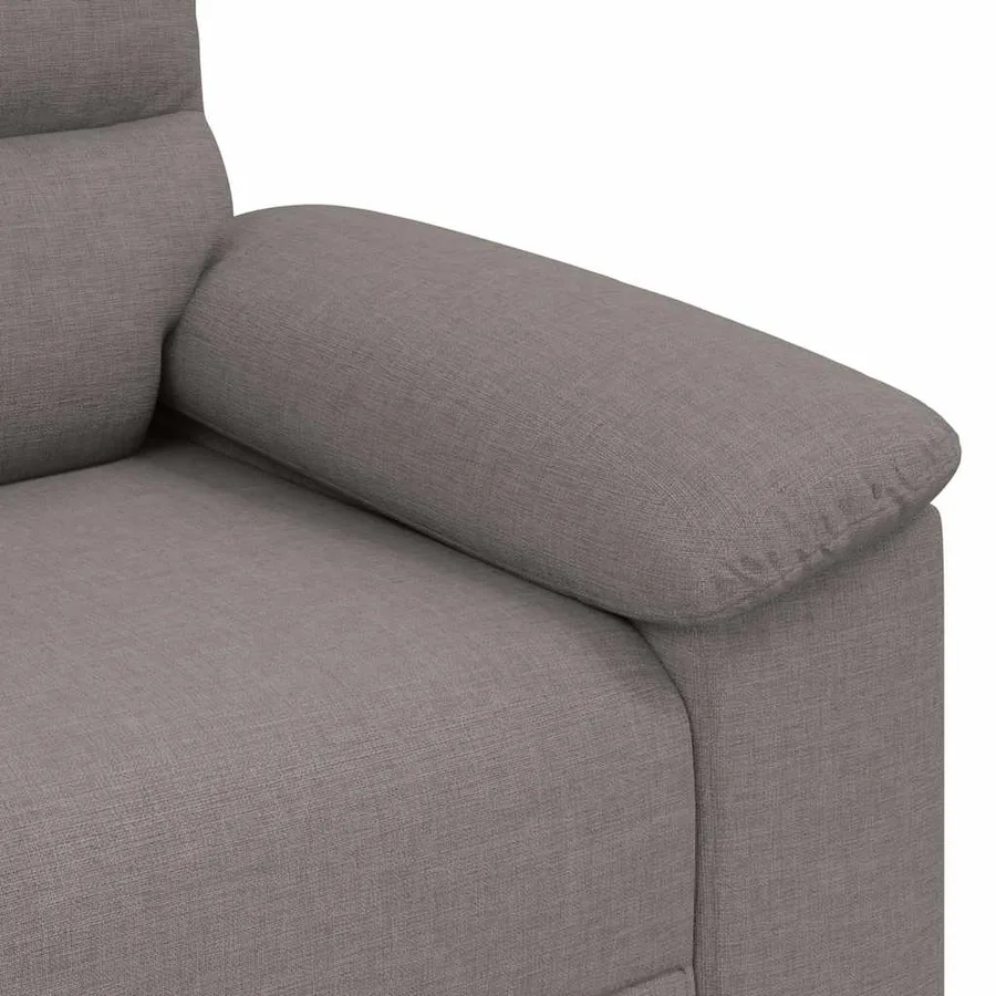 Canapé-fauteuil taupe 100x81x84 cm en tissu - 7