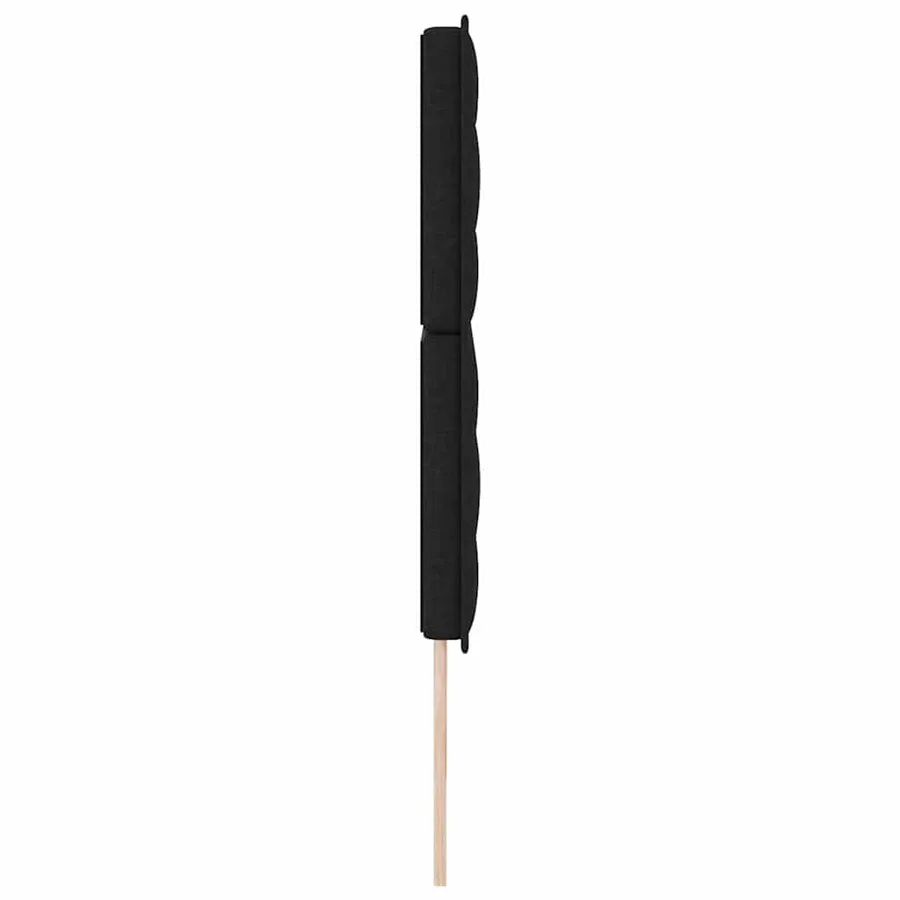 Tête de lit LED avec bandes LED Noir 180 cm tissu - 6