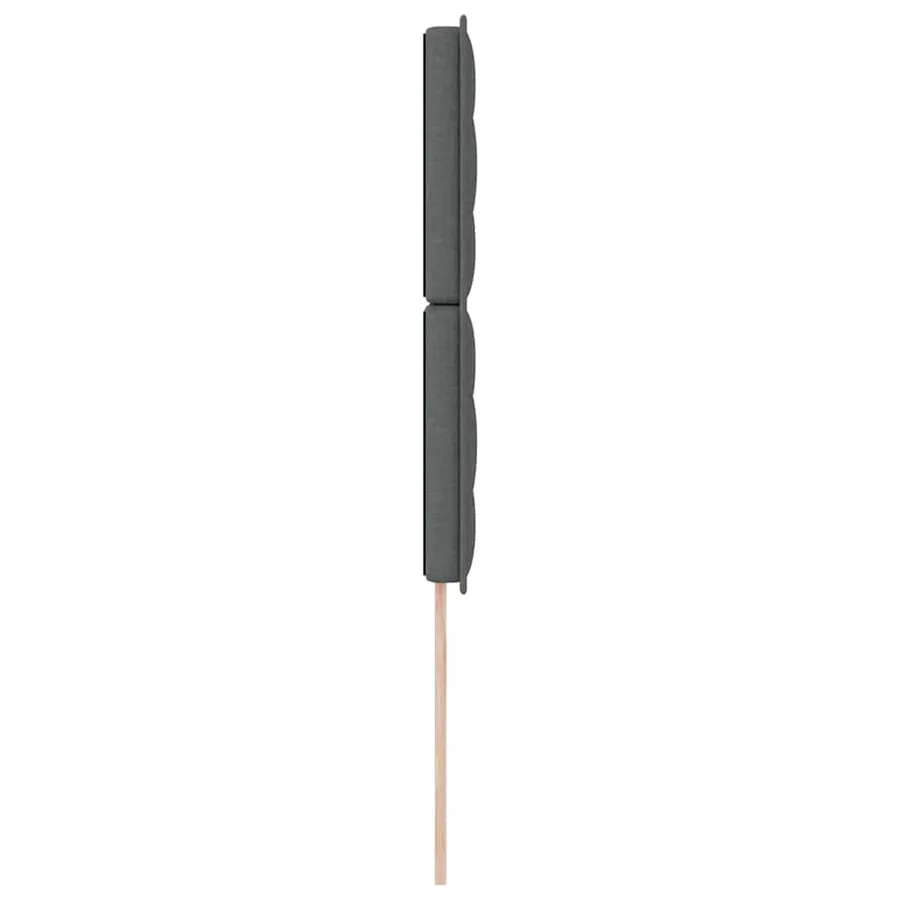 Tête de lit Gris foncé 90 cm tissu - 5
