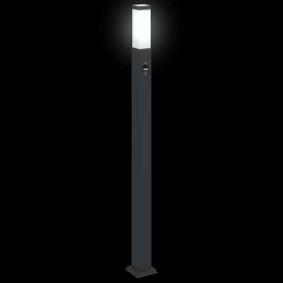 Borne lumineuse avec détecteur 110 cm Noir IP44 - 6