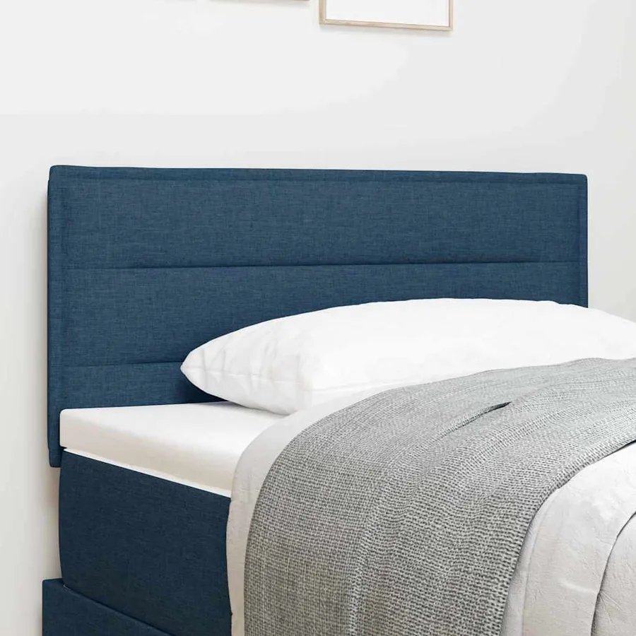 Tête de lit Bleu 100 cm tissu