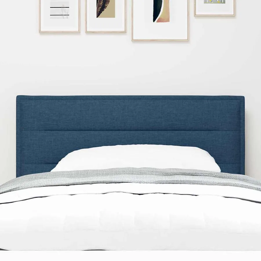 Tête de lit Bleu 100 cm tissu - 3