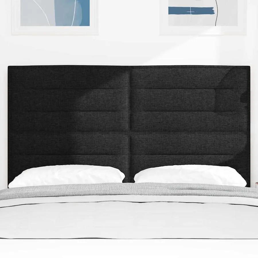 Tête de lit Noir 144 cm tissu - 3