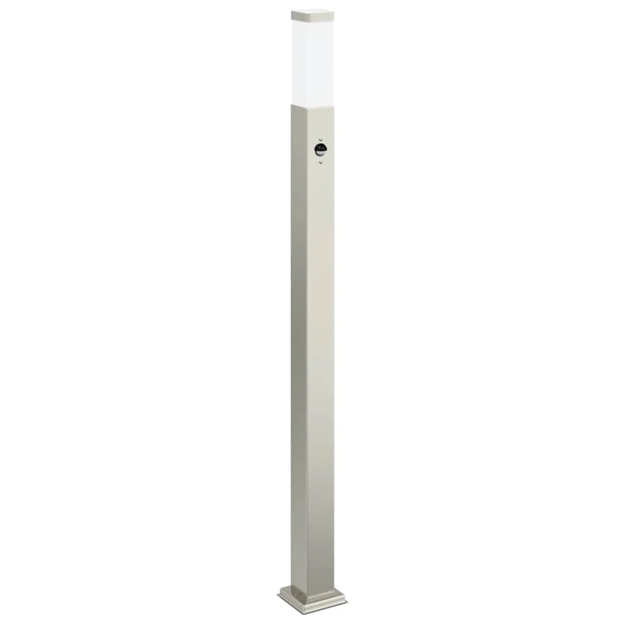 Borne lumineuse avec détecteur 110 cm en acier inoxydable IP44 - 2