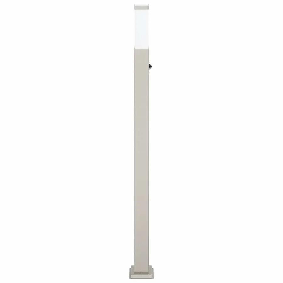 Borne lumineuse avec détecteur 110 cm en acier inoxydable IP44 - 4