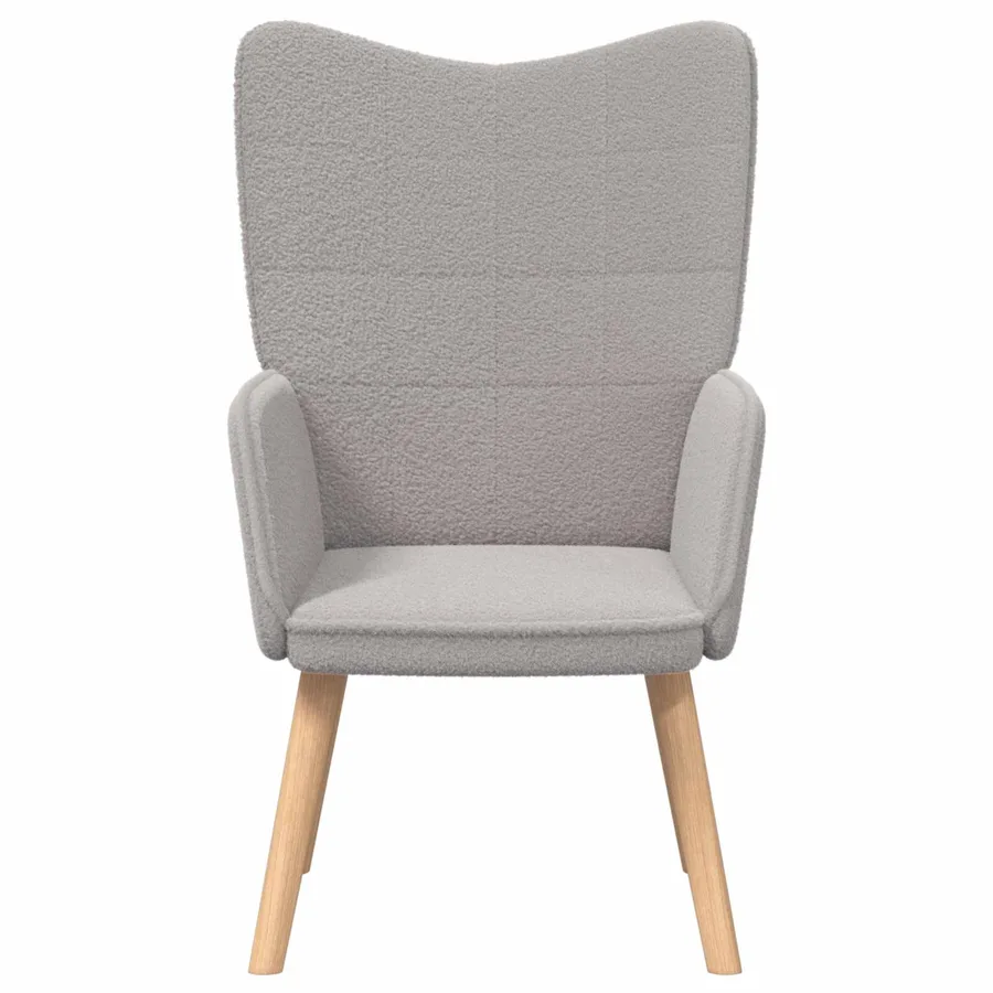fauteuil Gris clair 62 x 67 x 95,5 cm Tissu Sherpa - 3