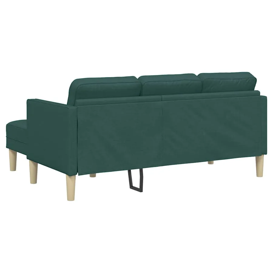 Ensemble de Canapés avec coussin Vert foncé Polyester - 6